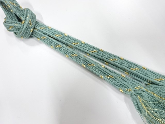 JAPANESE KIMONO / HAND-TIED OBIJIME CORD